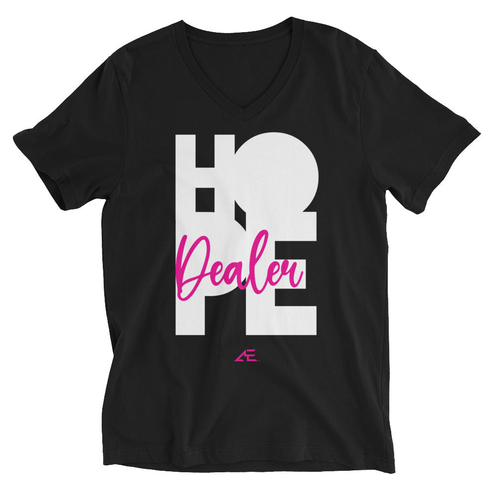 Hope Dealer 2 Black Short Sleeve V-Neck T-Shirt