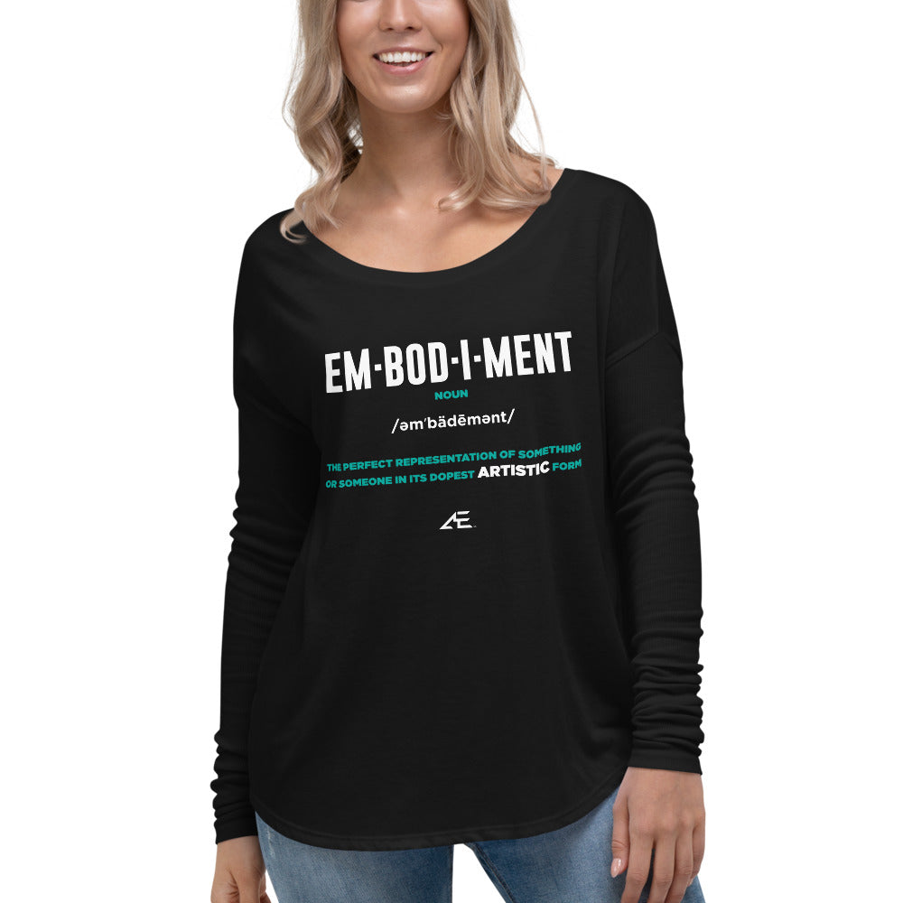 Embodiment Ladies' Long Sleeve Tee