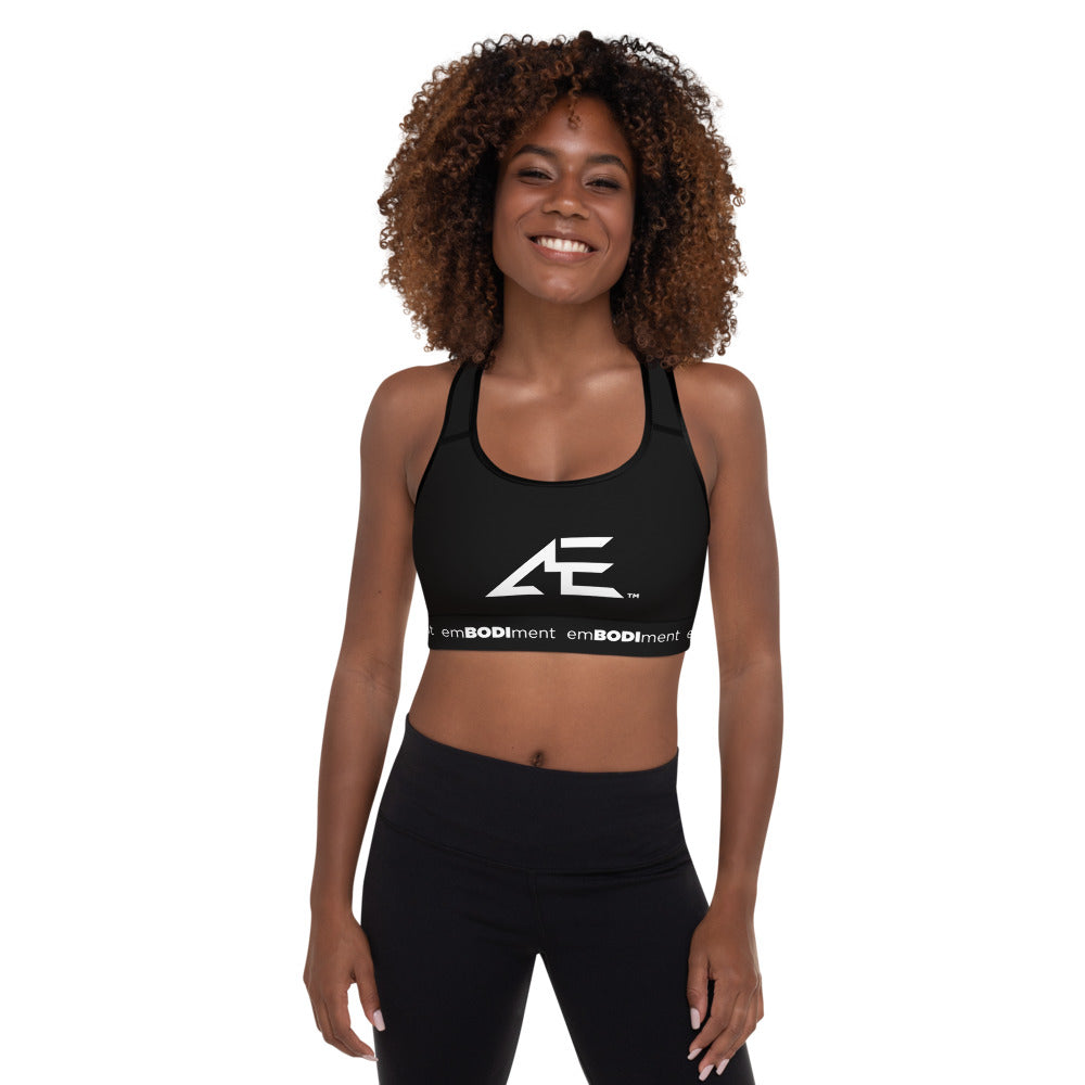 AE Black Padded Sports Bra