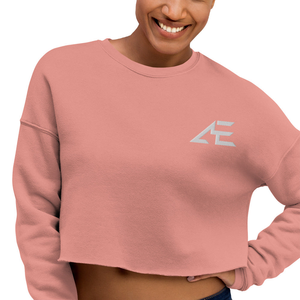 AE Embroider Crop Sweatshirt