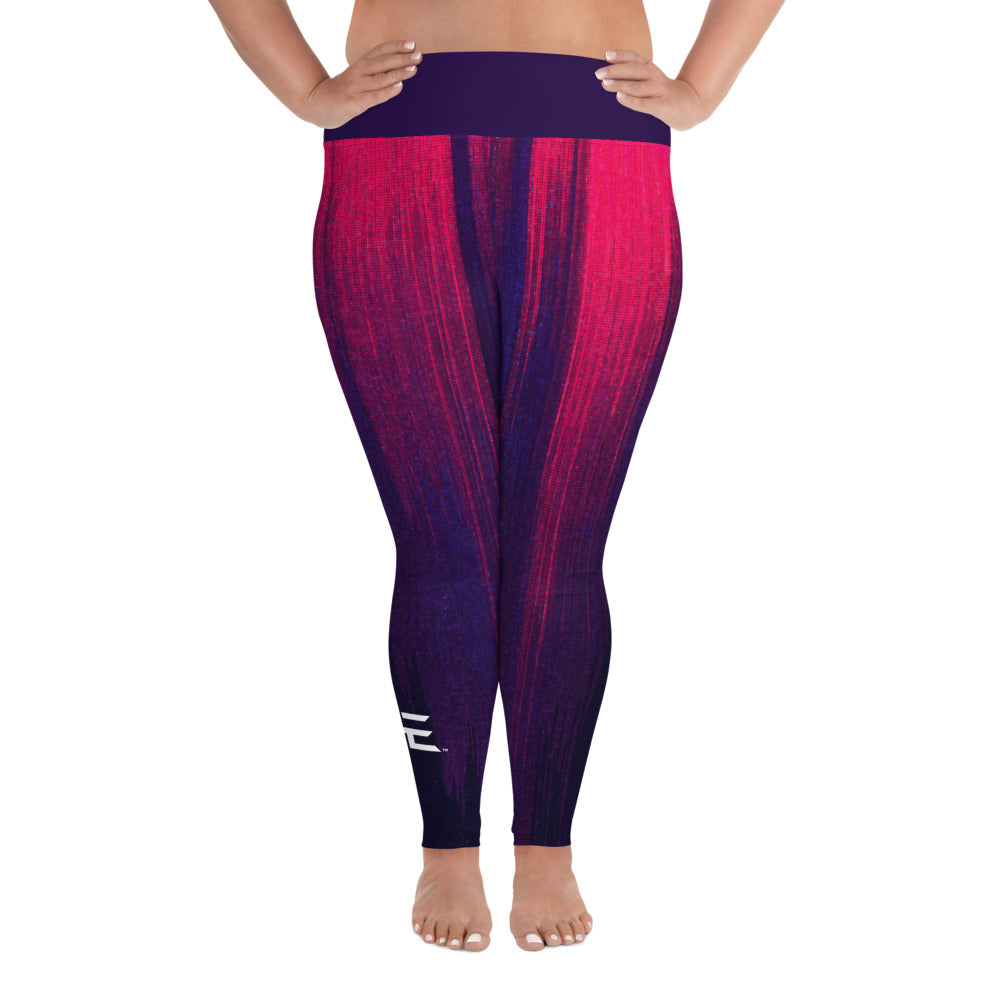 Pink Streak Plus Size Leggings