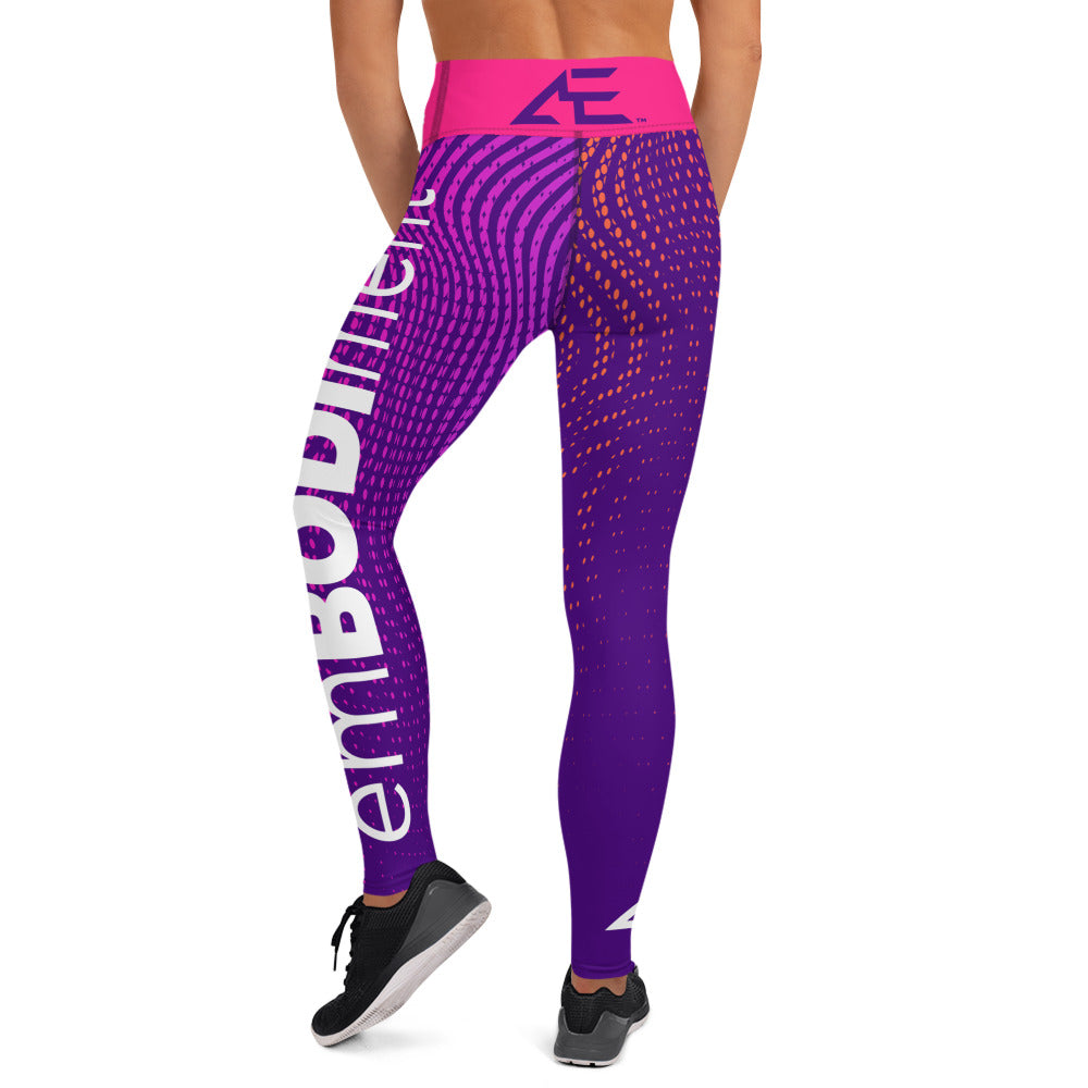 AE Purple Flare Yoga Leggings