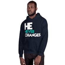 Load image into Gallery viewer, He Never Changes Hoodie