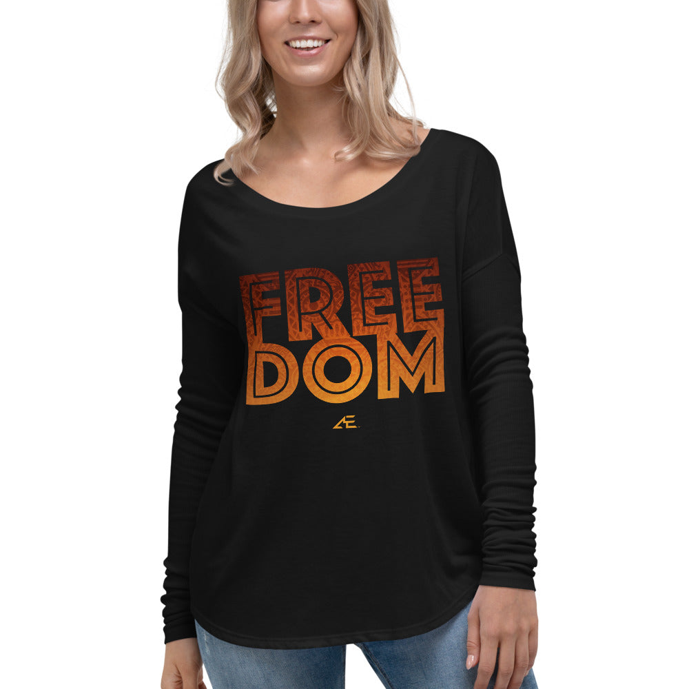 Freedom Women's Ladies' Long Sleeve Tee