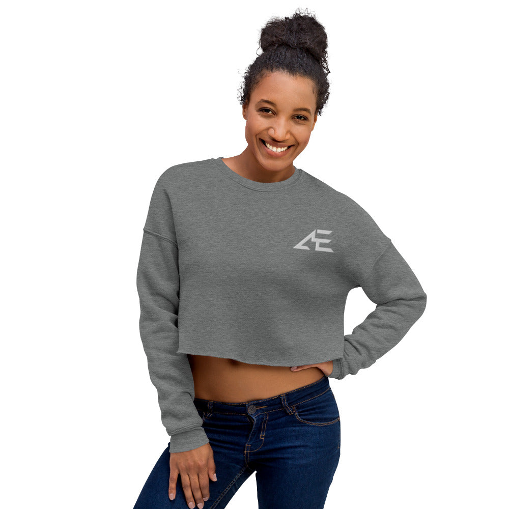 AE Embroider Crop Sweatshirt