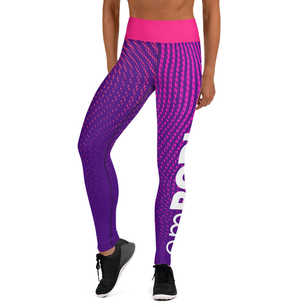 AE Purple Flare Yoga Leggings