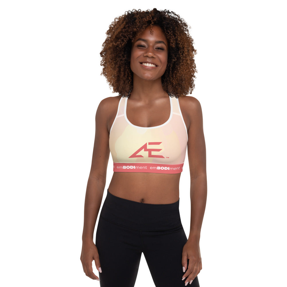AE Soft Pink Padded Sports Bra