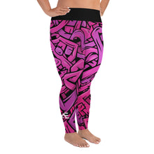 Load image into Gallery viewer, AE Graffiti Plus Size Leggings