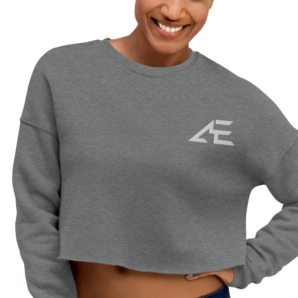 AE Embroider Crop Sweatshirt