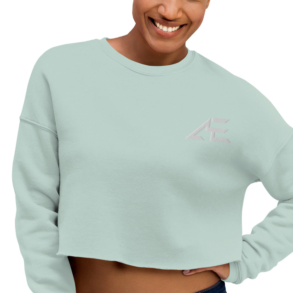 AE Embroider Crop Sweatshirt