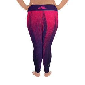 Pink Streak Plus Size Leggings