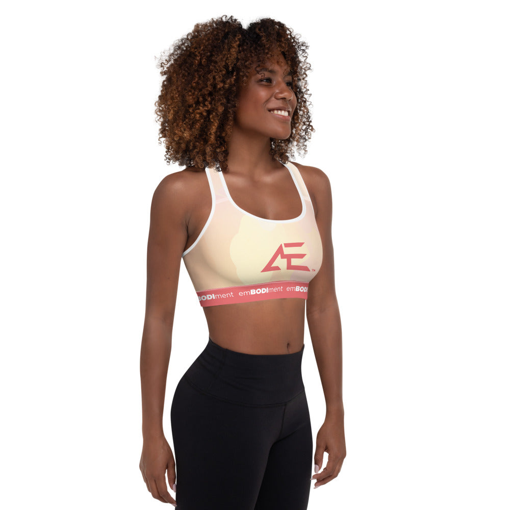 AE Soft Pink Padded Sports Bra