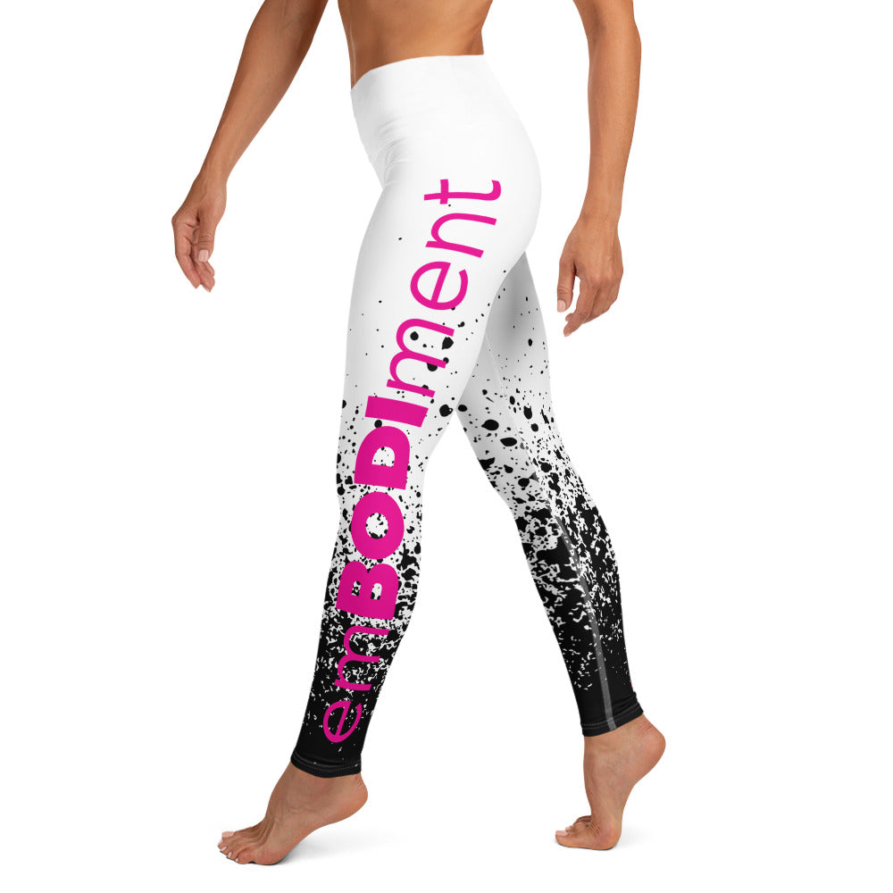 AE Black/Pink Yoga Leggings
