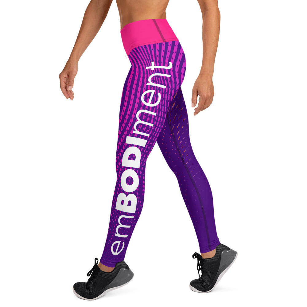 AE Purple Flare Yoga Leggings