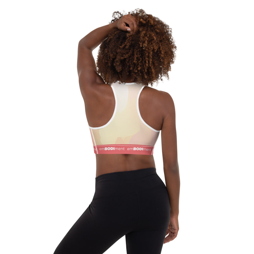 AE Soft Pink Padded Sports Bra