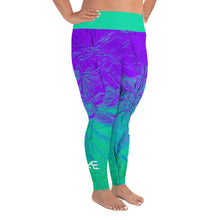 Load image into Gallery viewer, Purple Wrap Plus Size Leggings