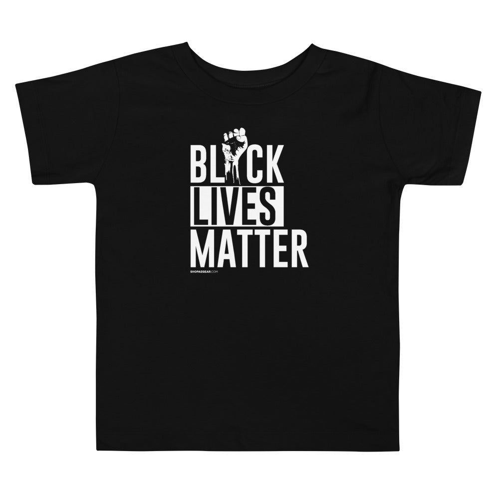 Black Lives Matter Toddler Short Sleeve Tee